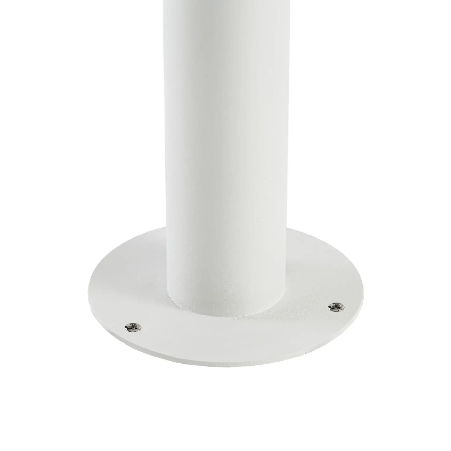 Bolardo luminoso LED Lucande Montaro, 100 cm, blanco, con sensor