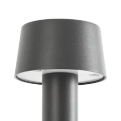 Bolardo luminoso LED Lucande Tareko, 90 cm, antracita, IP65