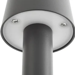 Bolardo luminoso LED Lucande Tareko, 90 cm, antracita, IP65