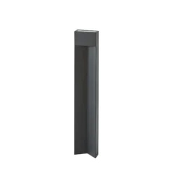 Bolardo luminoso LED Lucande Kaholo, negro mate, 90 cm, IP44
