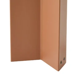 Bolardo luminoso LED Lucande Kaholo, marrón, 90 cm, IP44