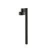 Bolardo luminoso LED Lucande Elune, negro mate, IP44, altura 77 cm