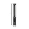 Bolardo luminoso LED Lucande Pirron, altura 80 cm, enchufe, IP54