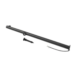 Bolardo luminoso LED Luzian de Lindby, altura 120 cm, negro, pica para fijar en
