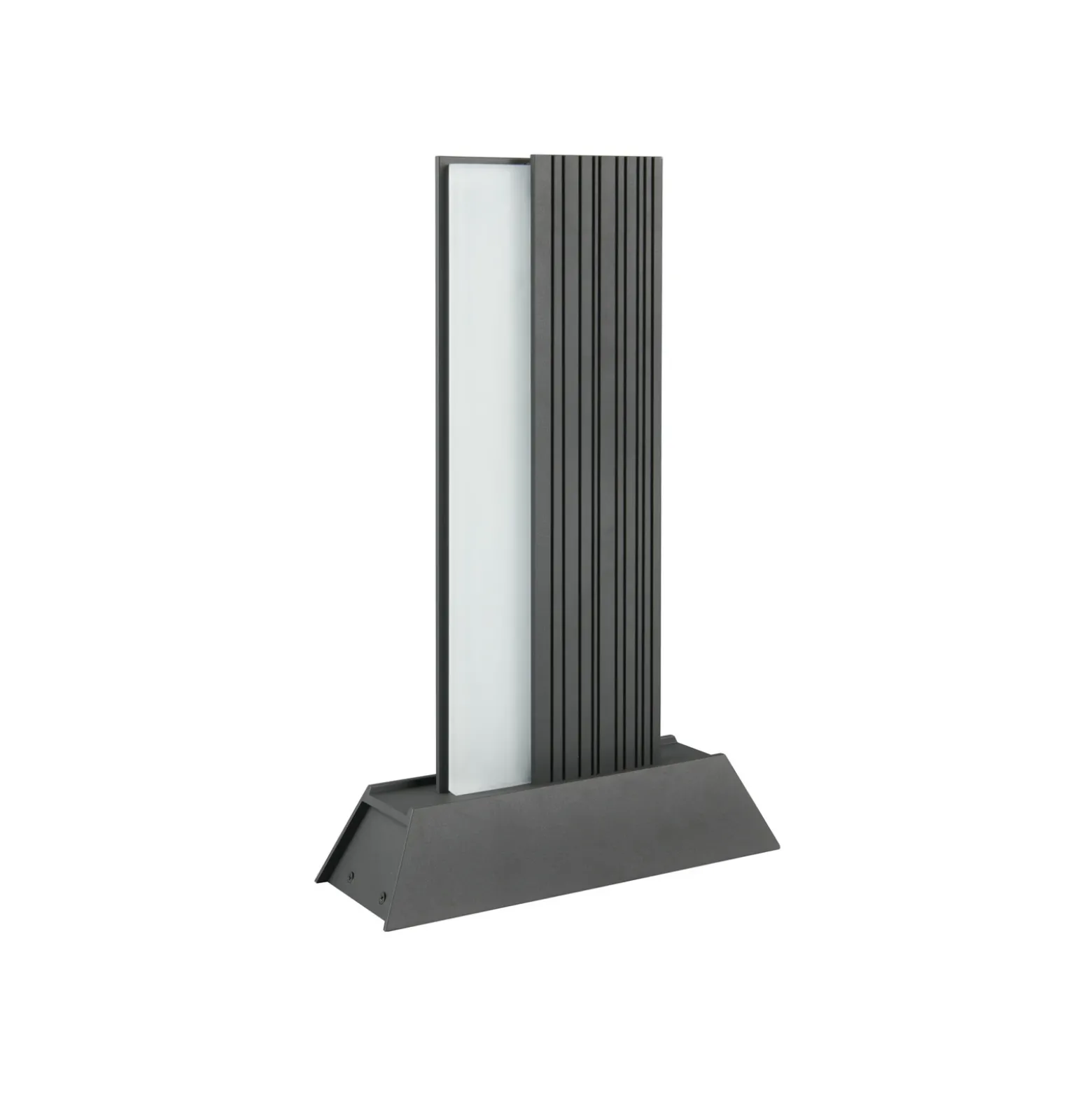 Bolardo luminoso LED MARIZA, altura 50 cm, antracita, metal, IP65