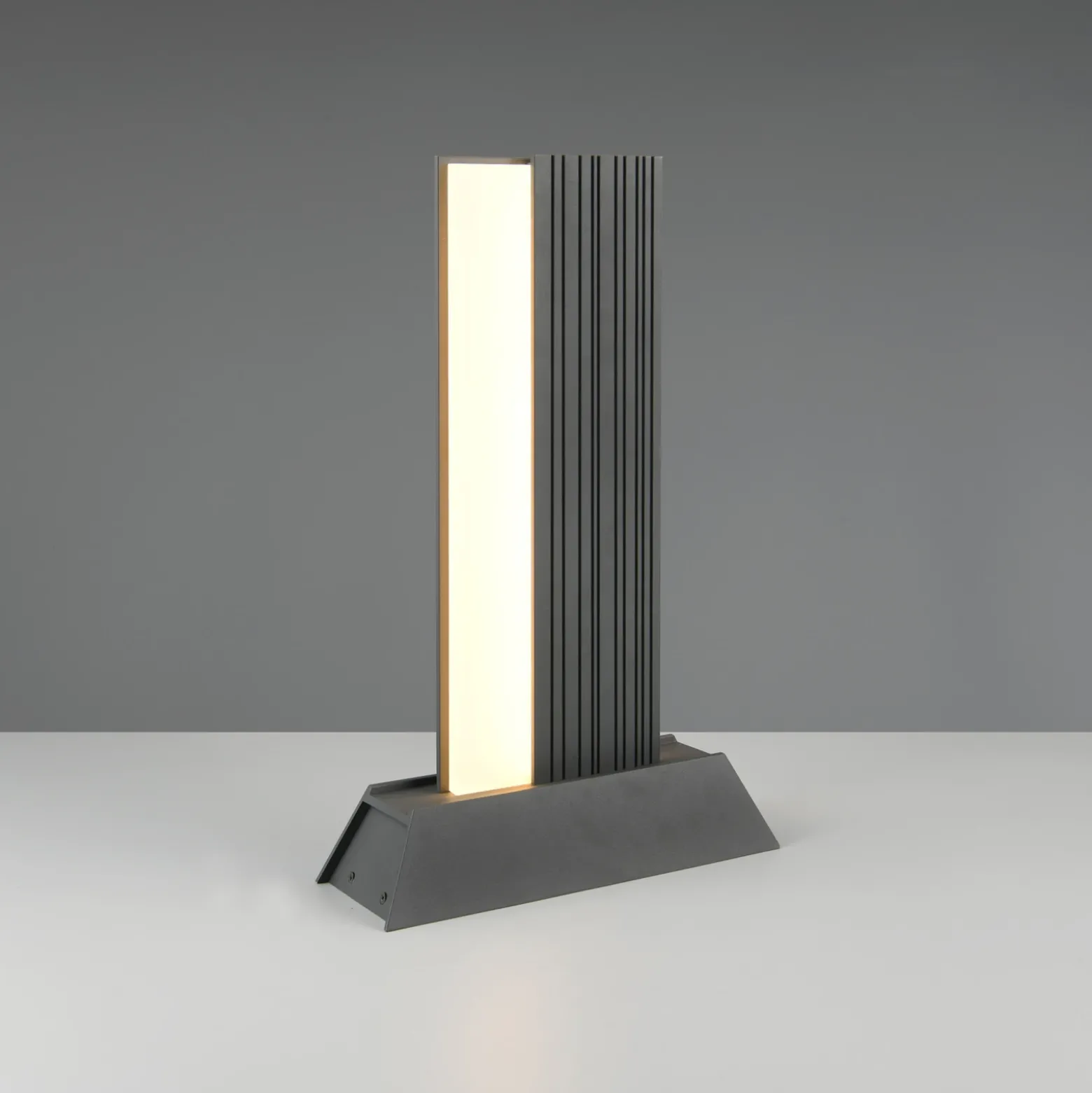 Bolardo luminoso LED MARIZA, altura 50 cm, antracita, metal, IP65