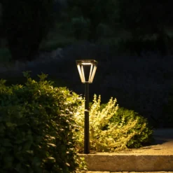 Bolardo luminoso LED Metro con sensor, gris