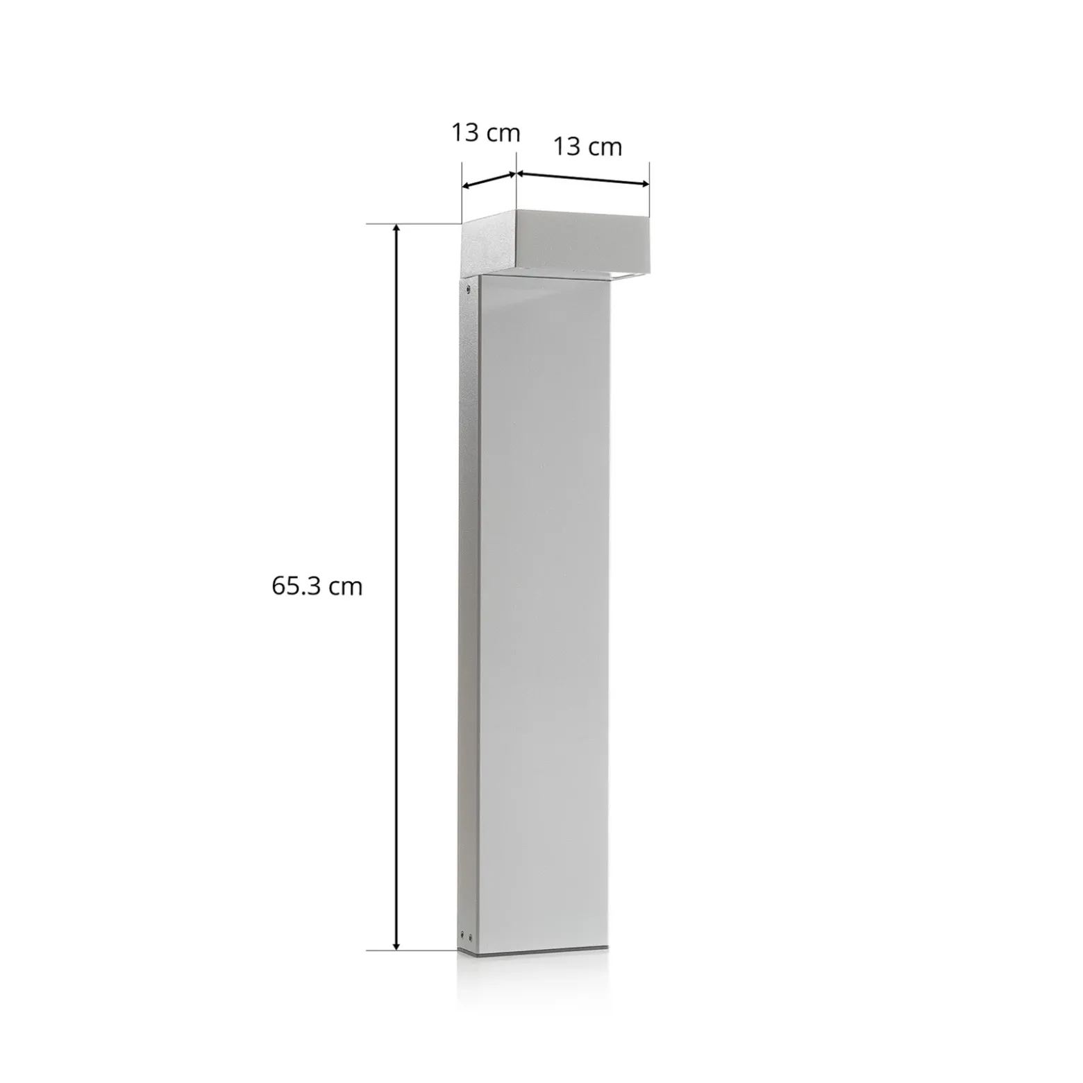 Bolardo luminoso LED Mimik 10 Postes 600 gris 3.000K