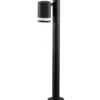 Bolardo luminoso LED Modena en negro