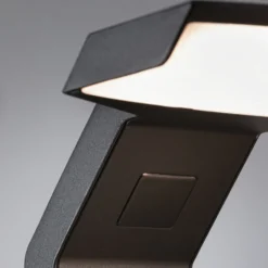 Bolardo luminoso LED Paulmann Zenera, antracita, 2.200 K