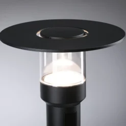 Bolardo luminoso LED Paulmann Sienna, aluminio, con sensor