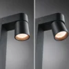 Bolardo luminoso LED Paulmann Kimu 2, antracita, 2.200 K, IP44