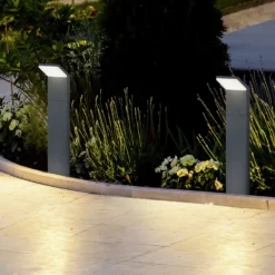 Bolardo luminoso LED PEARL, altura 50 cm, antracita, metal, IP54