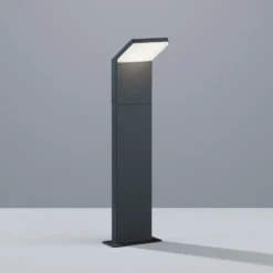 Bolardo luminoso LED PEARL, altura 50 cm, antracita, metal, IP54