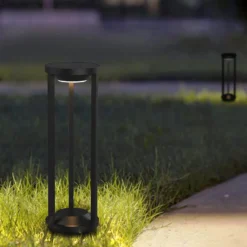 Bolardo luminoso LED Pilastro, sensor, piqueta de tierra