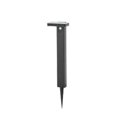Bolardo luminoso LED PRIOS Tarlson, angular, antracita, sensor