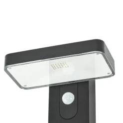 Bolardo luminoso LED PRIOS Tarlson, angular, antracita, sensor