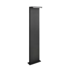 Bolardo luminoso LED Ravi, antracita, altura 100 cm, metal, IP65