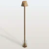Bolardo luminoso LED Silva Edge, altura 100 cm, latón antiguo, IP65