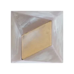 Bolardo luminoso LED Silva Edge, altura 100 cm, latón antiguo, IP65