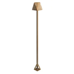 Bolardo luminoso LED Silva Edge, altura 100 cm, latón antiguo, IP65
