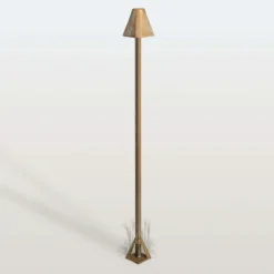 Bolardo luminoso LED Silva Frame, altura 100 cm, latón antiguo, IP65