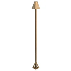 Bolardo luminoso LED Silva Frame, altura 100 cm, latón antiguo, IP65
