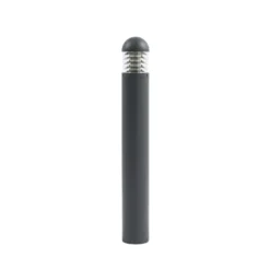 Bolardo luminoso LED Skagena de Lucande, antracita, altura 90 cm, IP54