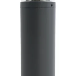 Bolardo luminoso LED Skagena de Lucande, antracita, altura 90 cm, IP54