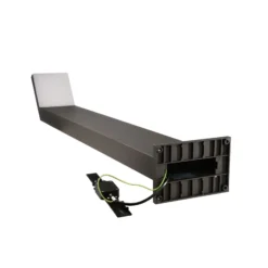 Bolardo luminoso LED Tucanae, gris, altura 100 cm, IP65, metal
