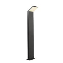 Bolardo luminoso LED Tucanae, gris, altura 100 cm, IP65, metal