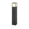 Bolardo luminoso LED Witham, 80 cm de altura, antracita, CCT, IP54