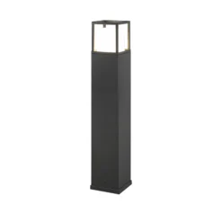 Bolardo luminoso LED Witham, 80 cm de altura, antracita, CCT, IP54