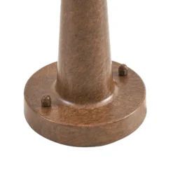 Bolardo luminoso Lindby Eloretta, óxido, 110 cm, acero, IP44, E27