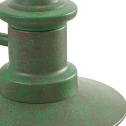 Bolardo luminoso Lindby Eloretta, verde, 110 cm, acero, IP44, E27