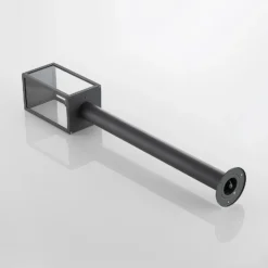Bolardo luminoso Lindby Filimon, 80 cm, antracita, IP44, E27