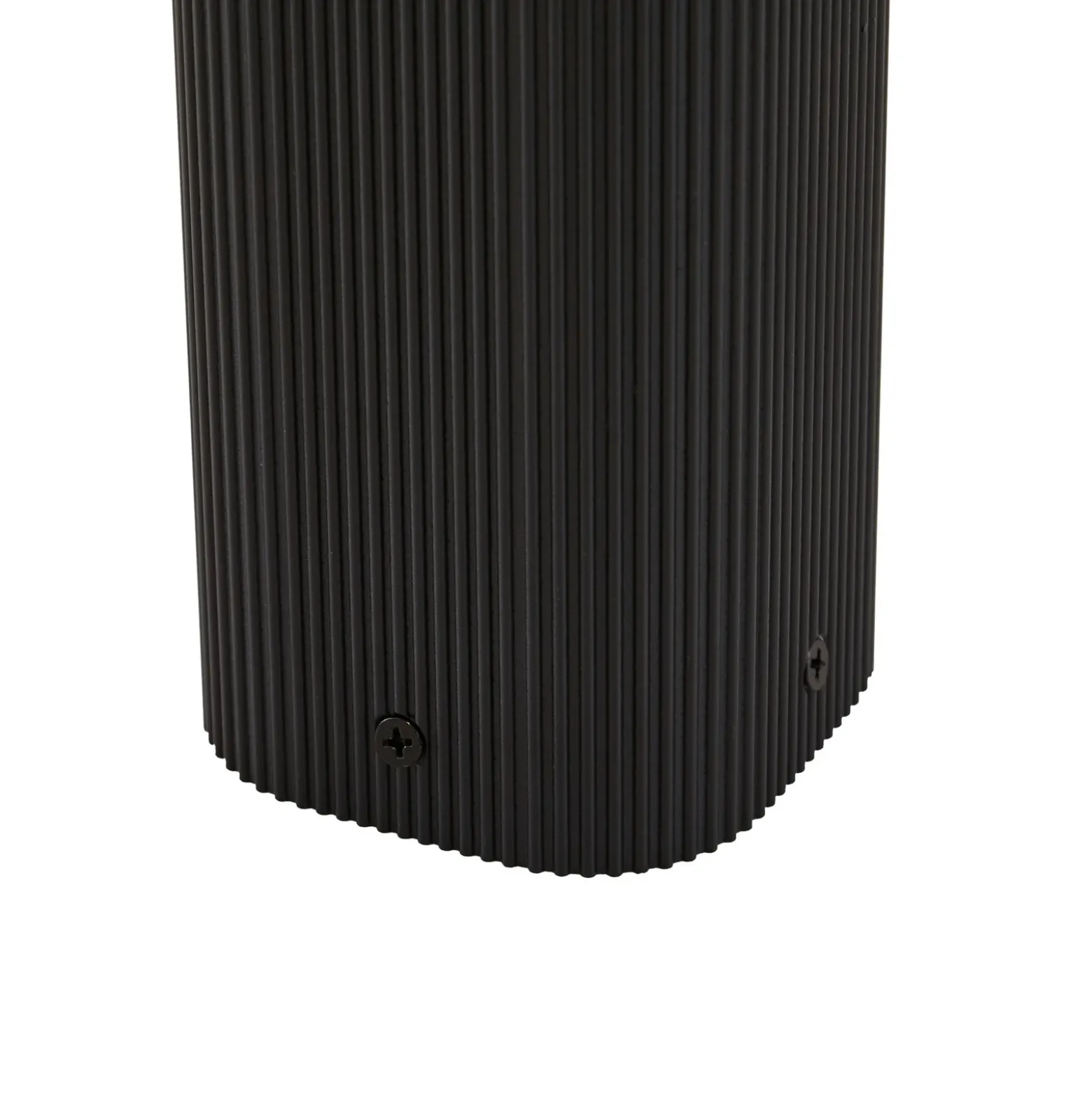 Bolardo luminoso Lindby Halvar, 80 cm, negro, IP65, GU10, sensor