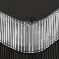 Bolardo luminoso Lindby Halvar, 80 cm, negro, IP65, GU10, sensor