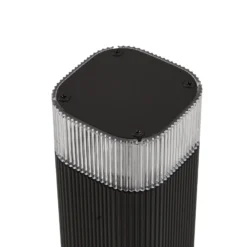Bolardo luminoso Lindby Halvar, 50 cm, negro, IP65, GU10
