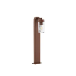 Bolardo luminoso Lindby Kaliro, óxido, 60 cm, E27, IP54