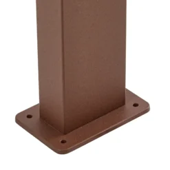 Bolardo luminoso Lindby Kaliro, óxido, 60 cm, E27, IP54