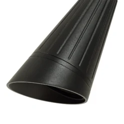Bolardo luminoso Lindby Sorvete, negro, metal, 3 luces, 83 cm
