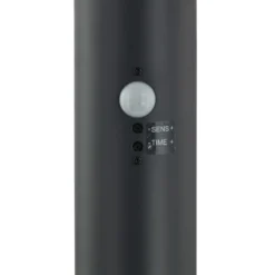 Bolardo luminoso Lindby Statius, antracita/blanco, sensor, 100 cm