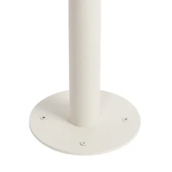 Bolardo luminoso Lindby Zayn, blanco, cristal, altura 109 cm, IP65