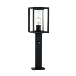 Bolardo luminoso Lucande Ferda, 60 cm, con sensor, antracita, IP44
