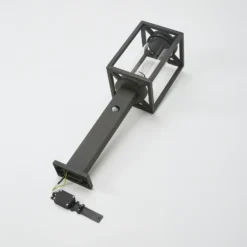 Bolardo luminoso Lucande Ferda, 60 cm, con sensor, antracita, IP44