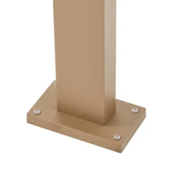Bolardo luminoso Lucande Ferda, 100 cm, marrón, IP44