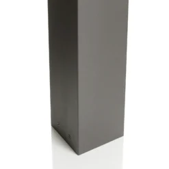 Bolardo luminoso Lucande Kiran, 100 cm, gris, metal, IP44, E27