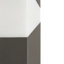 Bolardo luminoso Lucande Kiran, 100 cm, gris, metal, IP44, E27