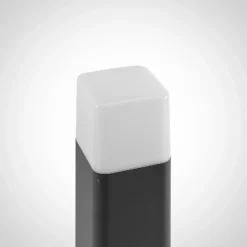 Bolardo luminoso Lucande Obuna, altura 80 cm